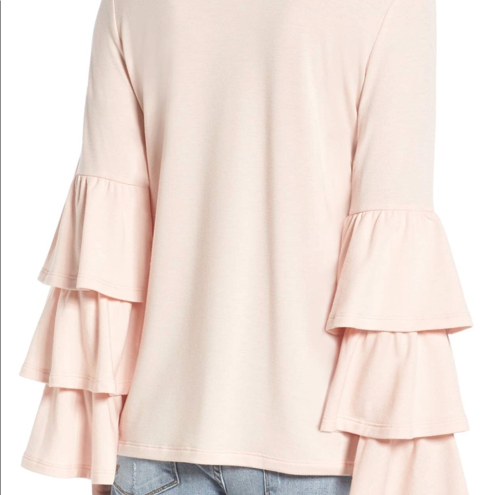 Pleoine bell sleeved top -size small - Picture 2 of 3